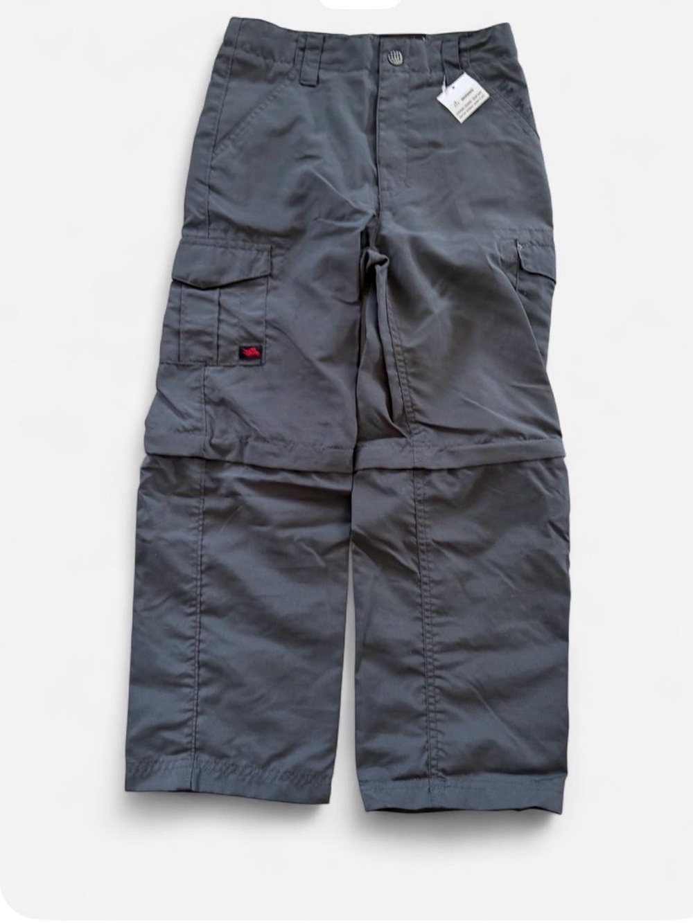 Tony Hawk Boys Dark Gray Zip-Off Cargo Pants